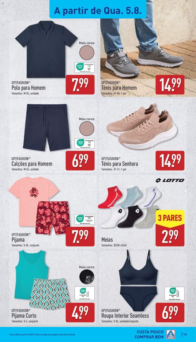 Novo folheto Aldi a partir de 03/08