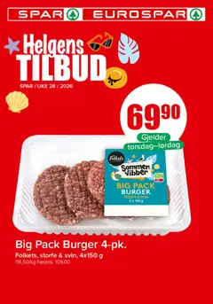 Forhåndsvis Spar Helgens Tilbud fra butikk Spar gyldig fra 09/07/2026