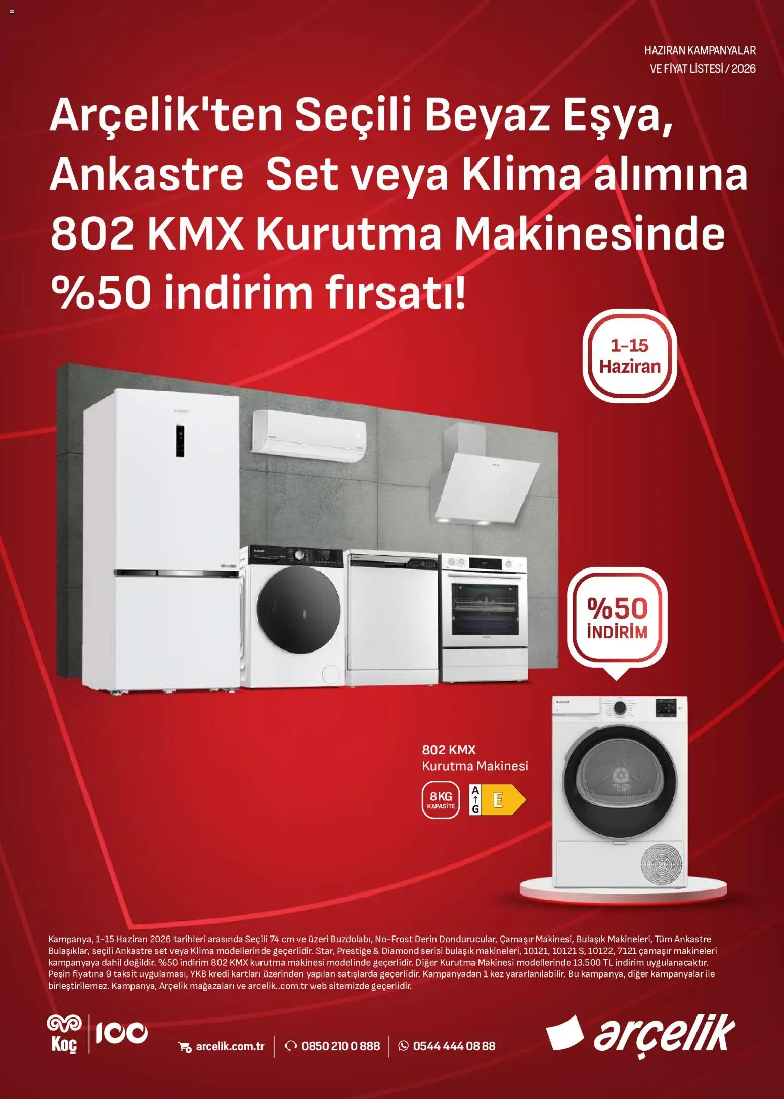 Arçelik Arçelik Katalog 01.06.2026 - Broşürünün önizlemesi