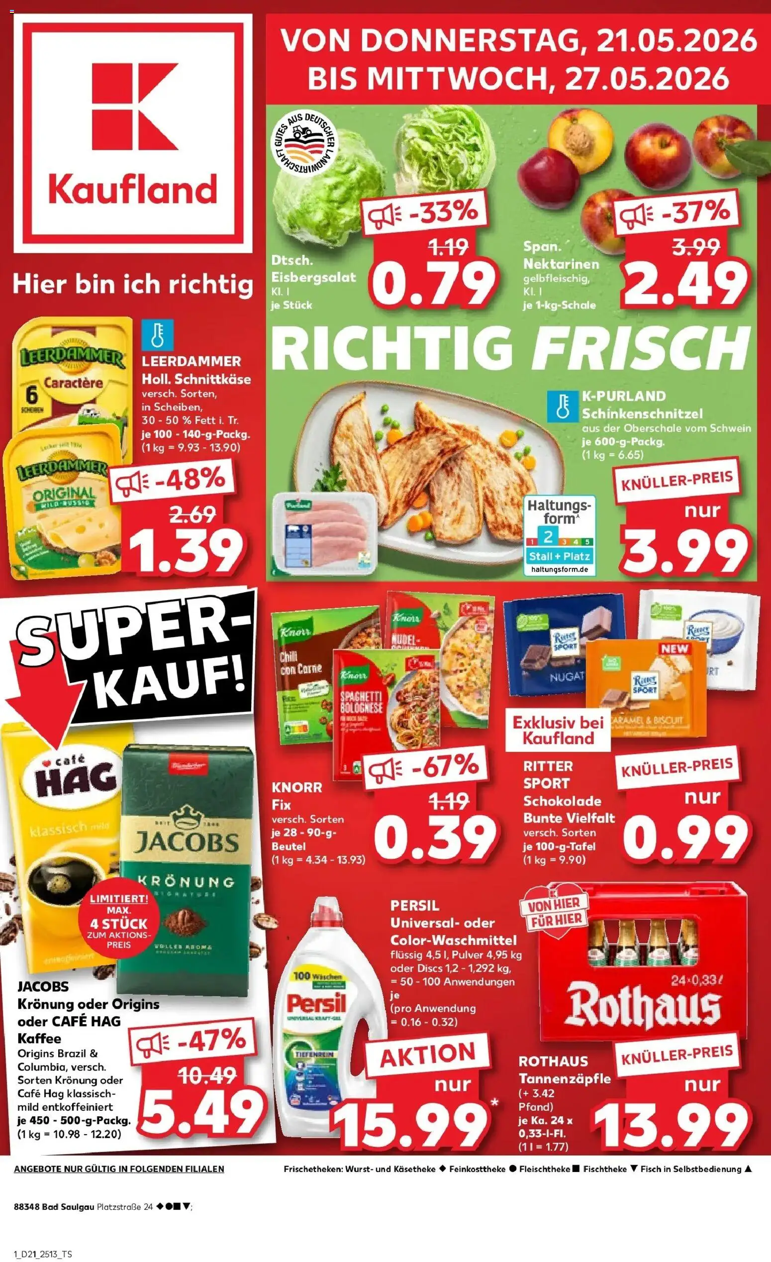 Vorschau von dem Prospekt des Geschäftes Kaufland, gültig ab dem 21.05.2026