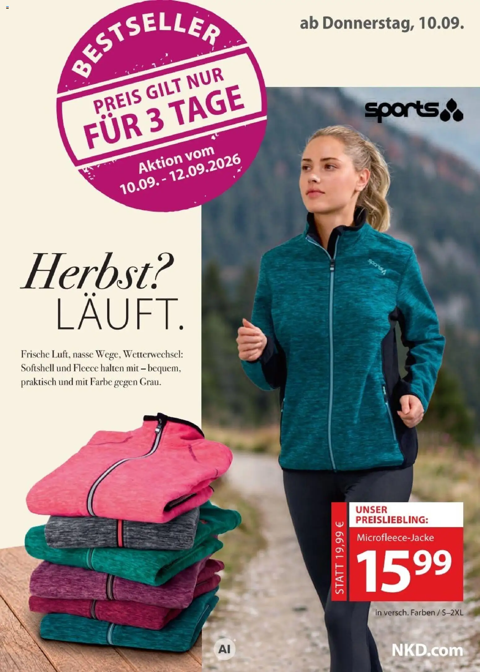 Vorschau von dem Prospekt des Geschäftes NKD, gültig ab dem 10.09.2026