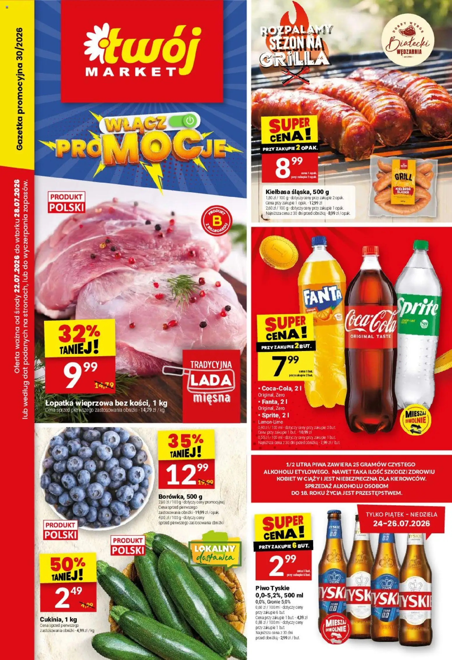 Pogląd gazetki "Twój Market gazetka" ze sklepu Twój Market ważnej od 22.07.2026
