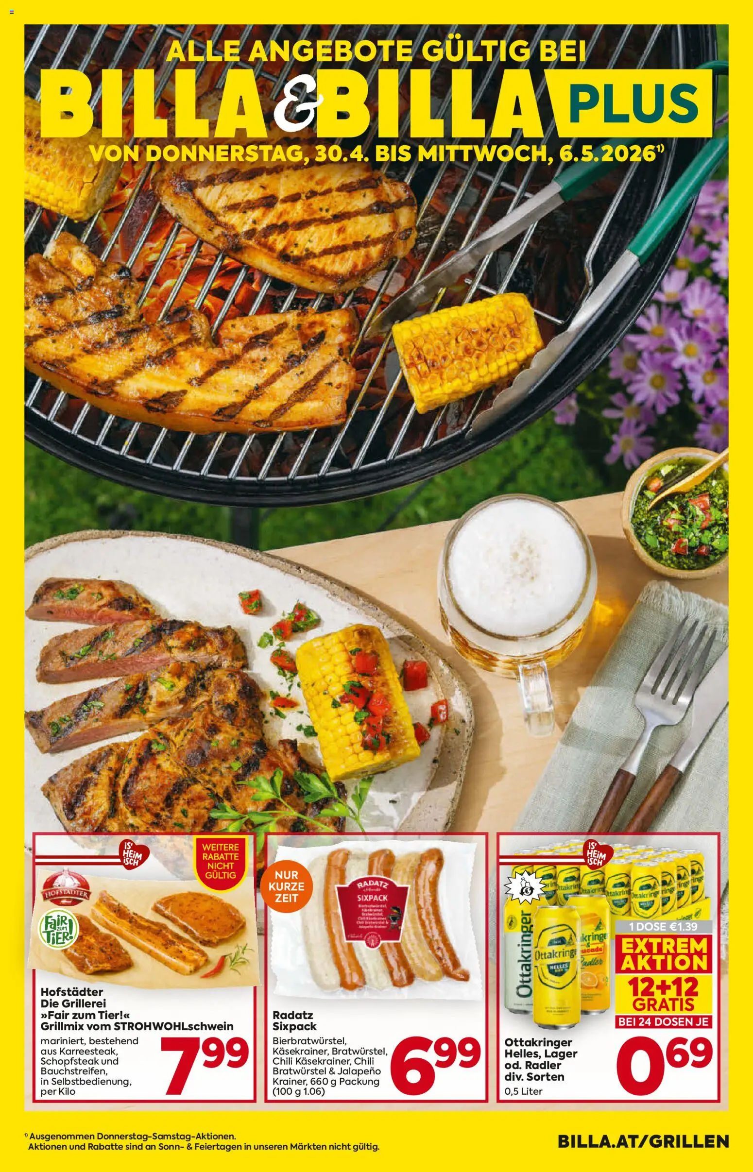 Vorschau der Angebote: Billa Billa Grillbeileger gültig ab 30.04.2026