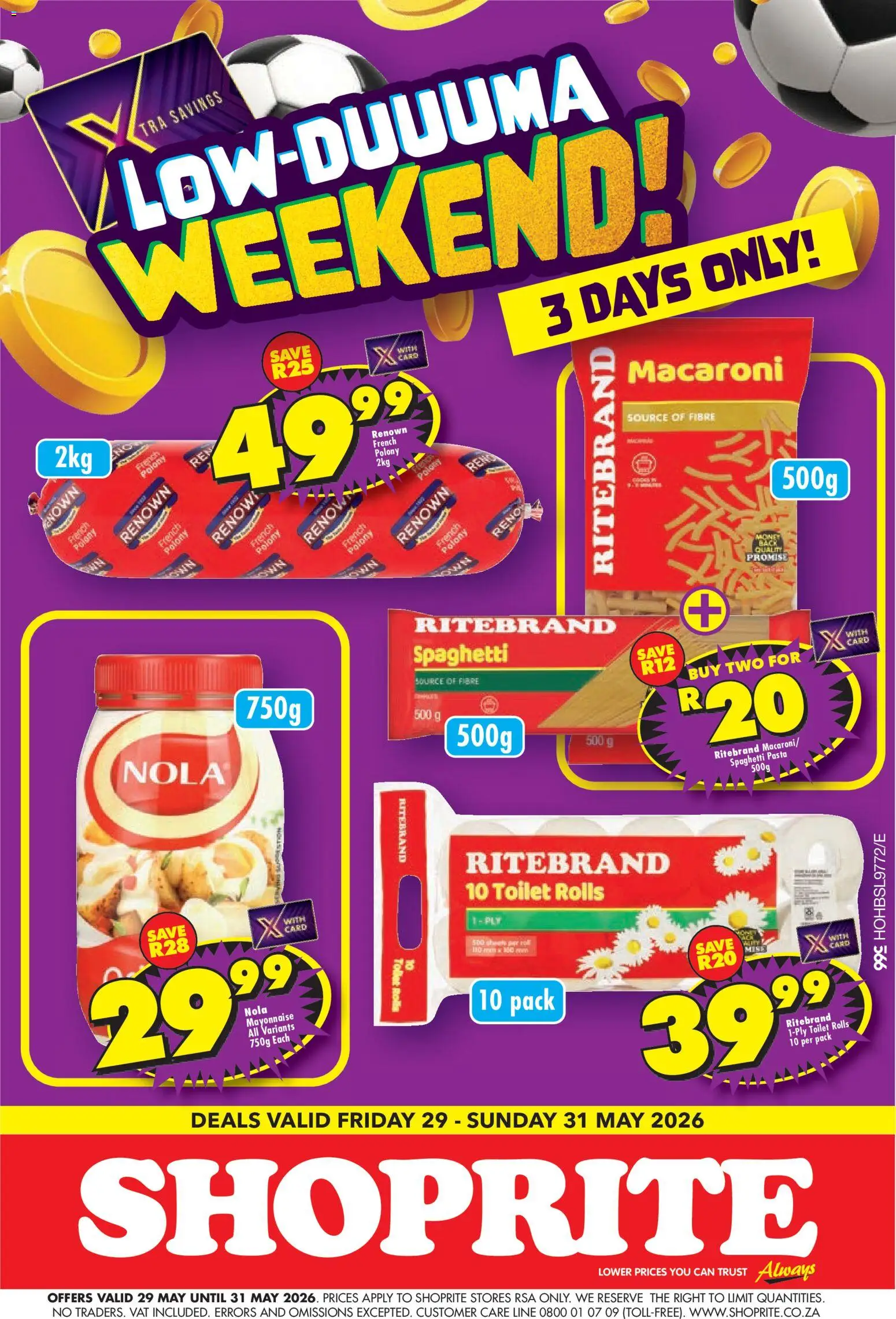 Preview of Shoprite flyer valid from 29/05/2026