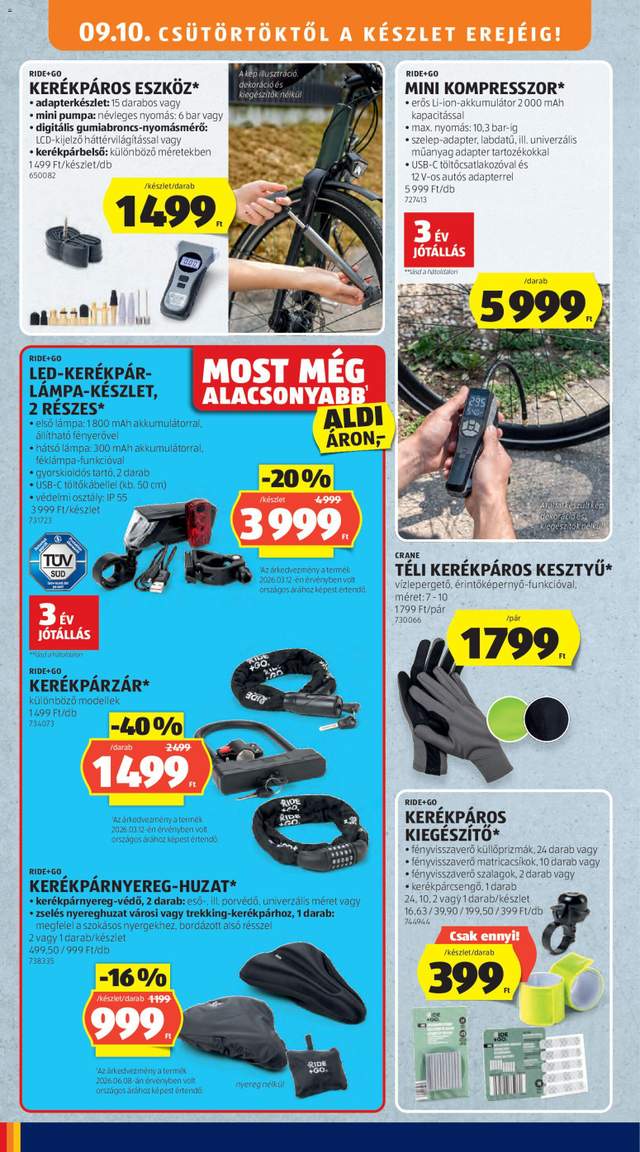 Új Aldi akciós újság 09.10.