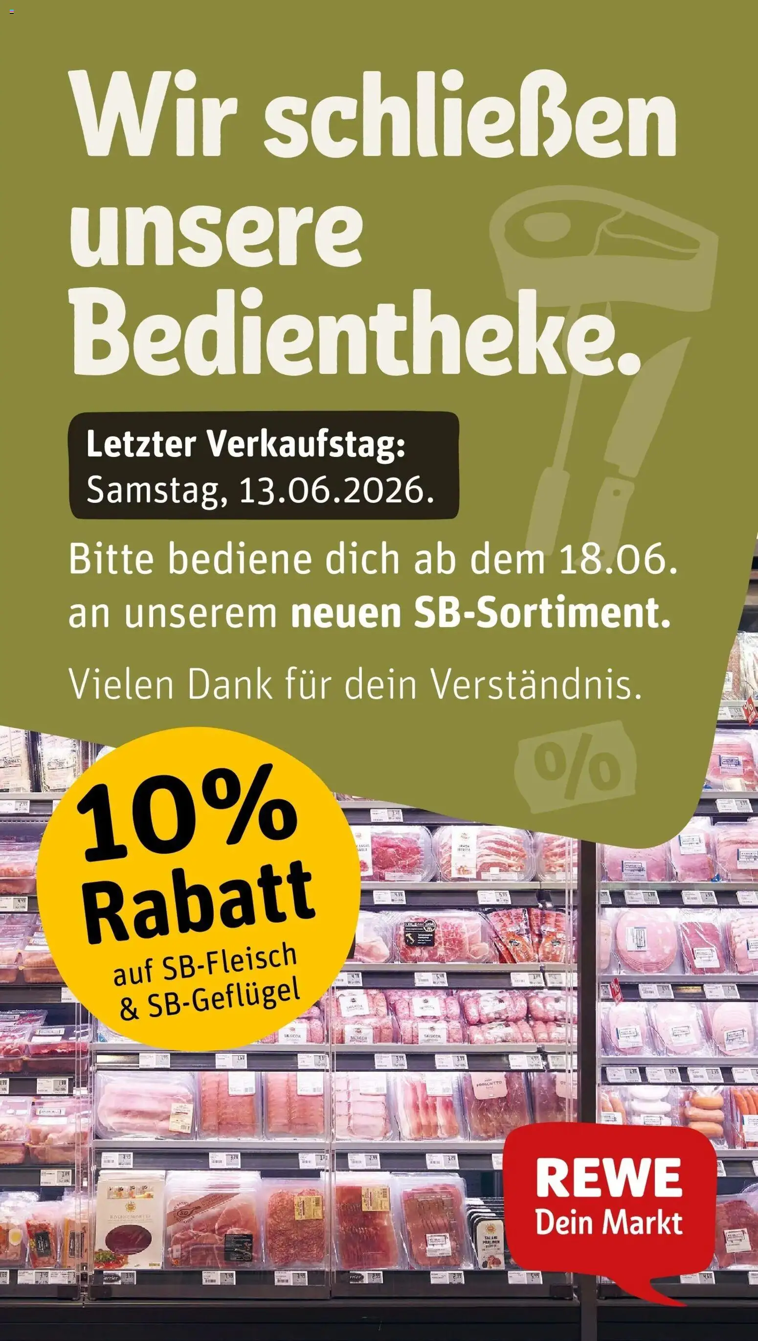 Vorschau von dem Prospekt des Geschäftes Rewe, gültig ab dem 14.06.2026