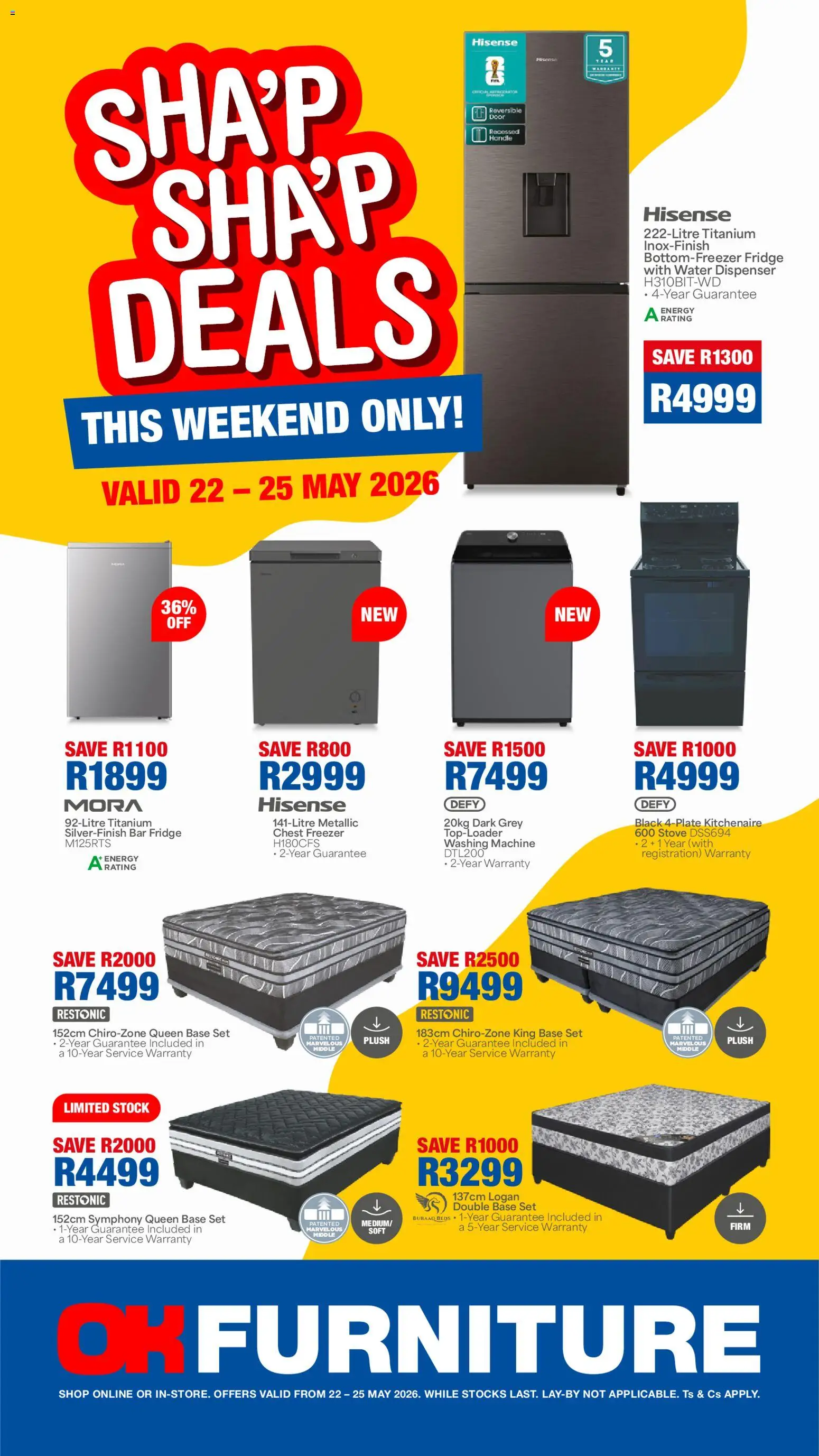 Preview of OK Furniture flyer valid from 22/05/2026