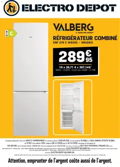 Voorbeeld van Electro Depot Publicité van winkel Electro Depot geldig vanaf 29/04/2026