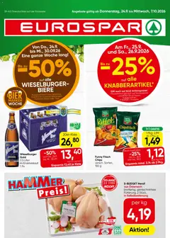 Vorschau der Angebote: Eurospar Eurospar Flugblatt gültig ab 24.09.2026