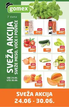Pregled Gomex kataloga - važi od 24.06.2026