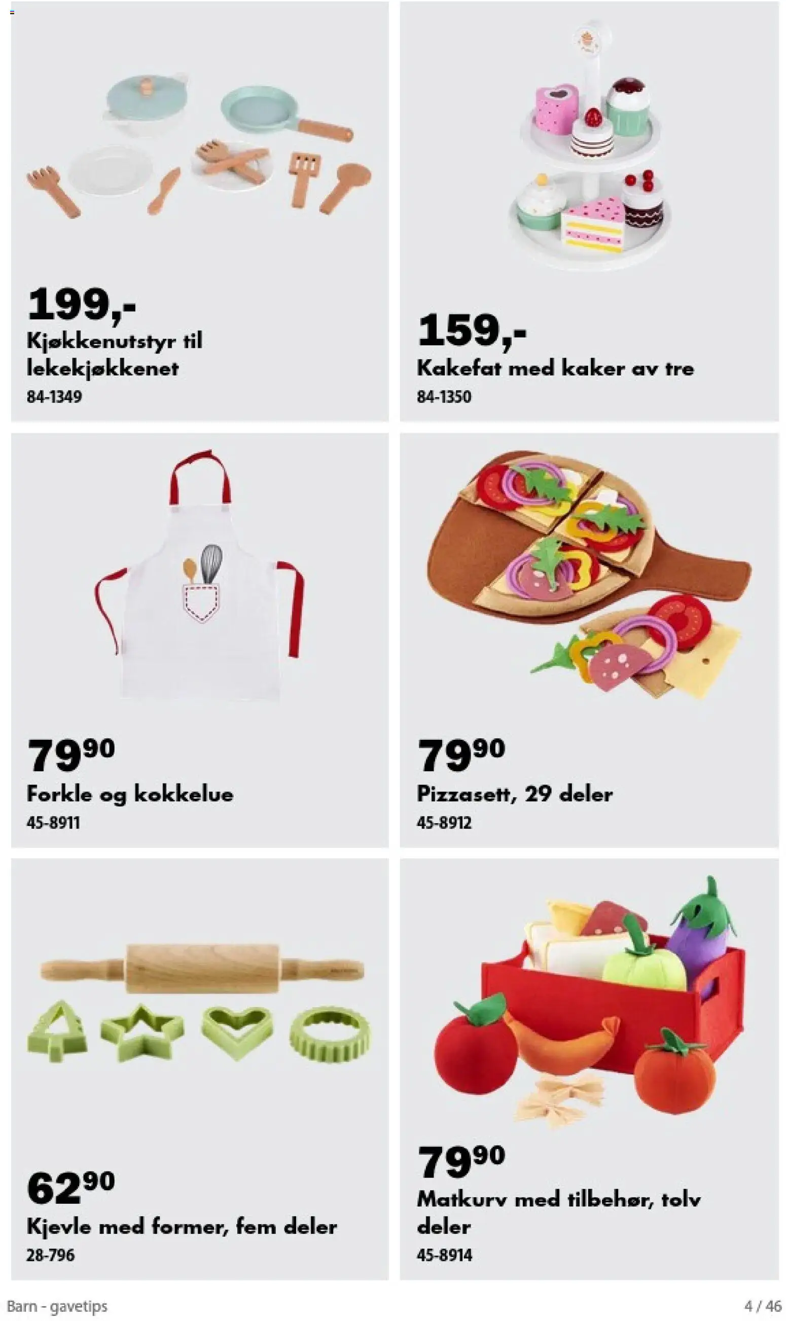 Forhåndsvis Biltema kundeavis barn gavetips fra butikk Biltema gyldig fra 25/10/2026 - Kaker, Forkle