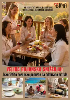 Pregled letka Bima Katalog trgovine Bima vrijedi od 29.09.2026