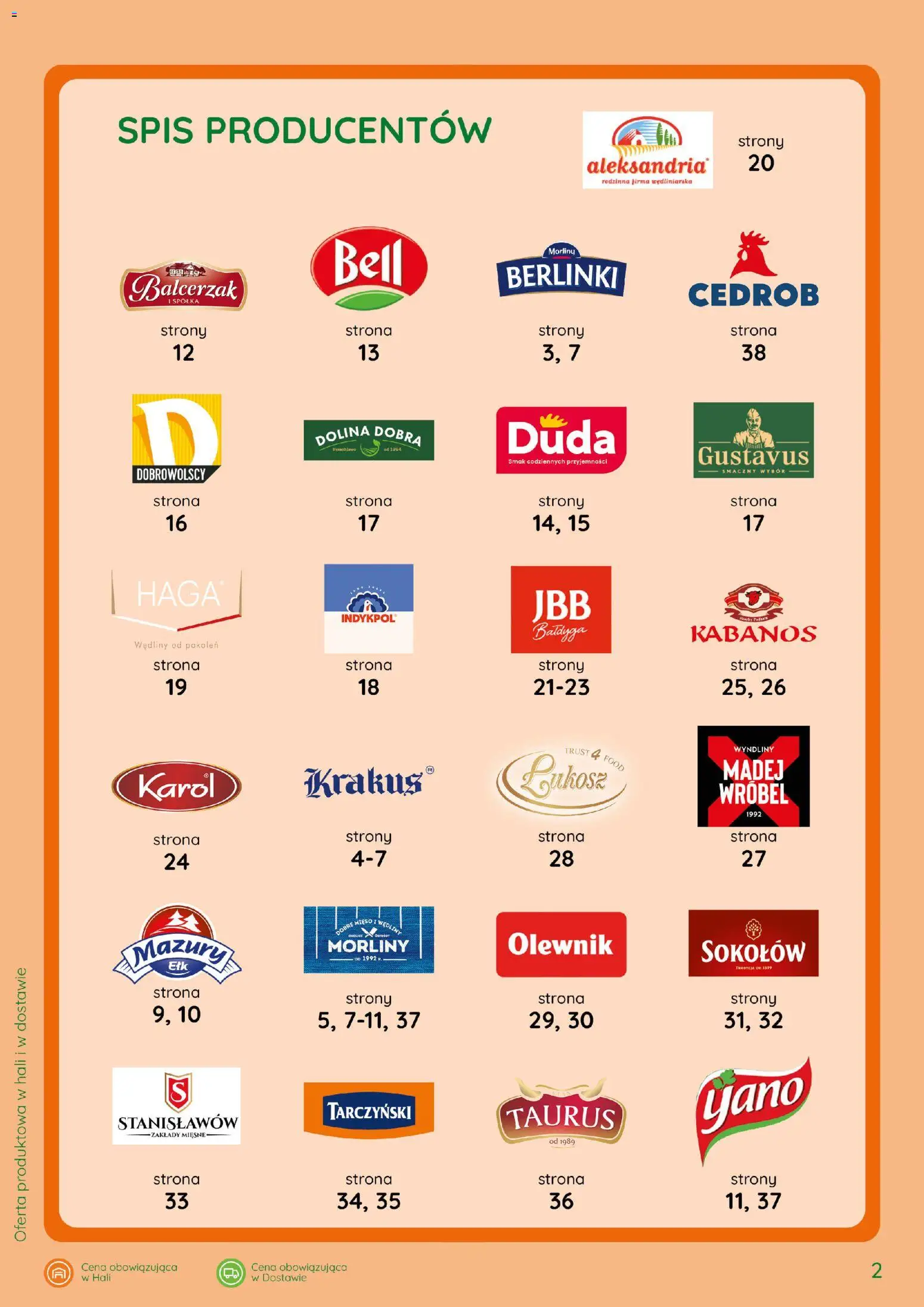 Pogląd gazetki "Eurocash gazetka - Katalog Wędlin" ze sklepu Eurocash ważnej od 01.10.2026 - Mięso, Wędliny, Bell, Kabanos, Berlinki