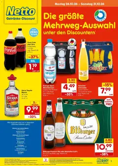 Vorschau von dem Prospekt des Geschäftes Netto Marken-Discount, gültig ab dem 26.10.2026