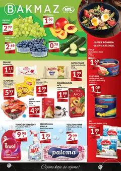 Pregled letka Bakmaz Ponuda trgovine Bakmaz vrijedi od 09.07.2026