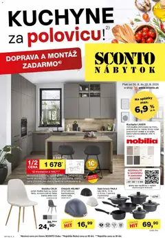 Náhľad Sconto nábytok letáku platného od 26.08.2026