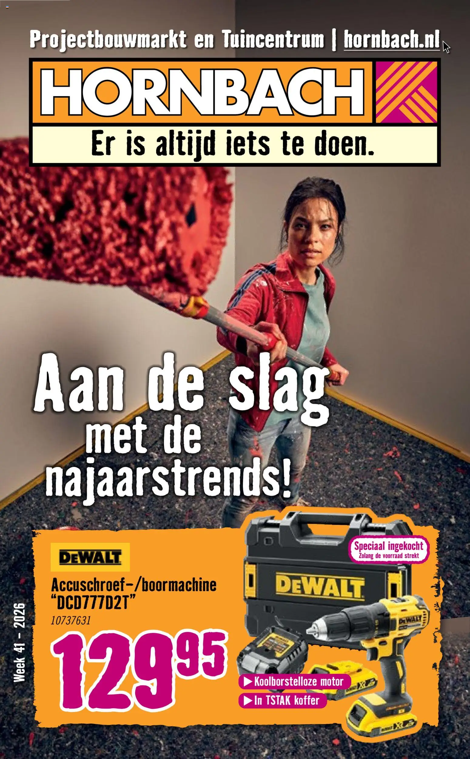 Voorbeeld van Hornbach folder van winkel Hornbach geldig vanaf 05-10-2026 - Koffer