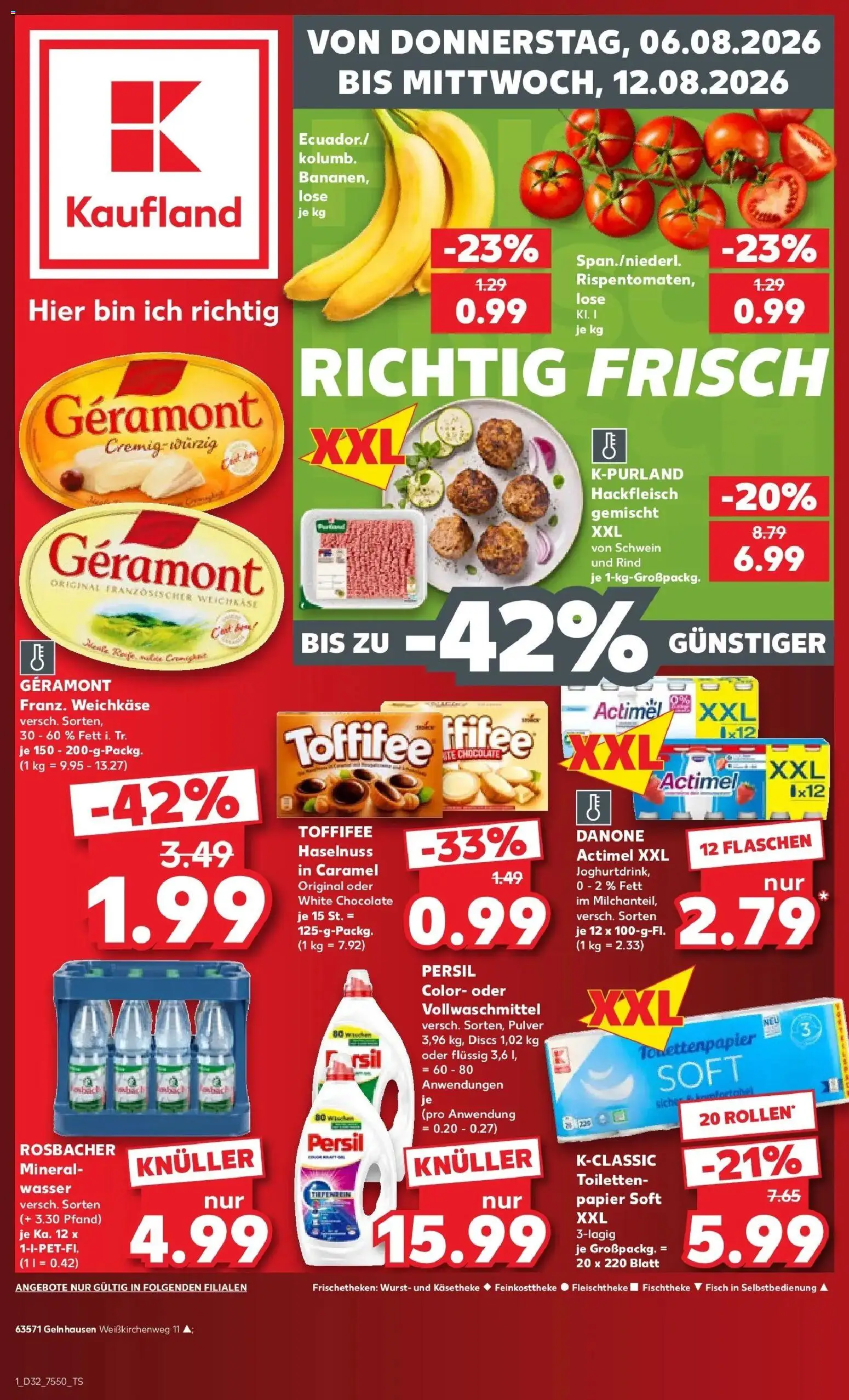Vorschau von dem Prospekt des Geschäftes Kaufland, gültig ab dem 06.08.2026