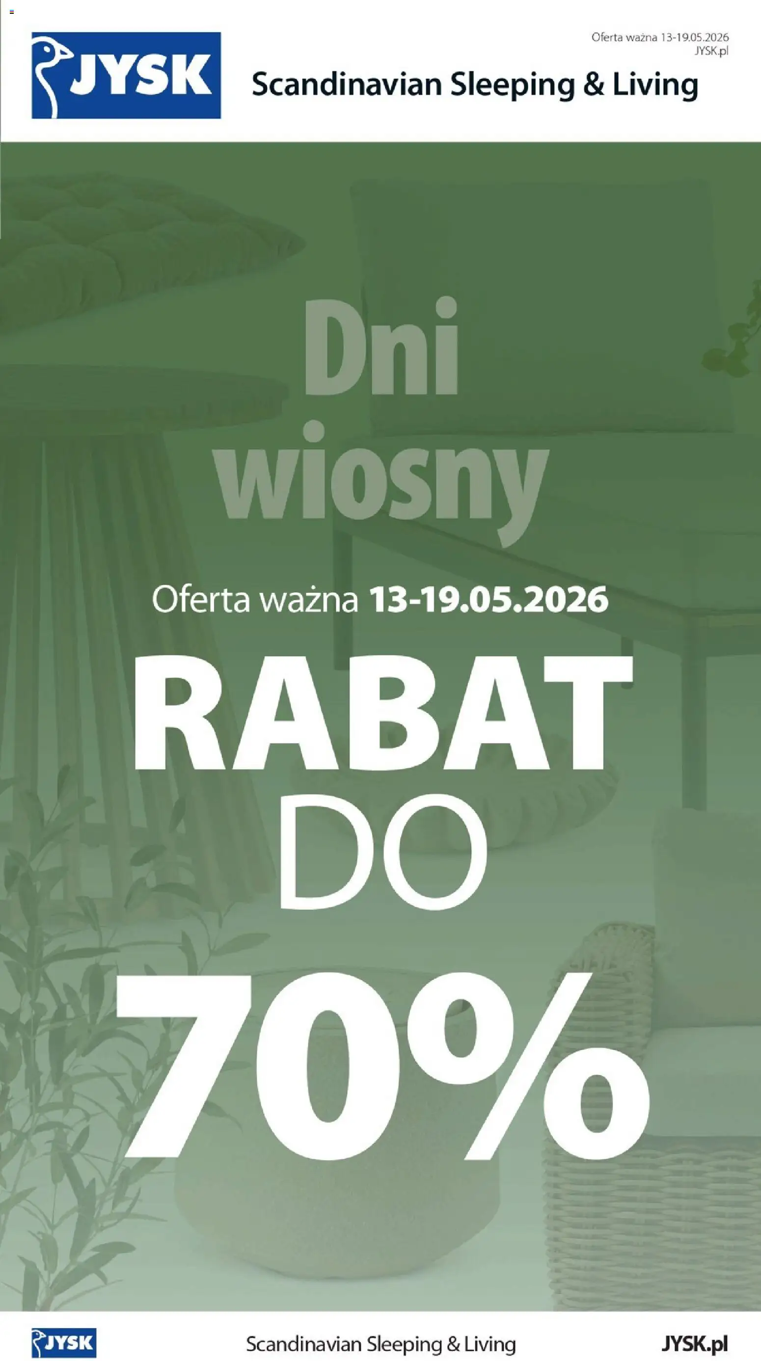 Pogląd gazetki "JYSK gazetka" ze sklepu JYSK ważnej od 13.05.2026