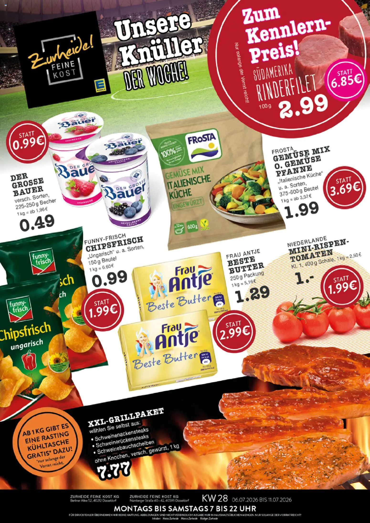 Vorschau von dem Prospekt des Geschäftes Edeka Zurheide, gültig ab dem 06.07.2026