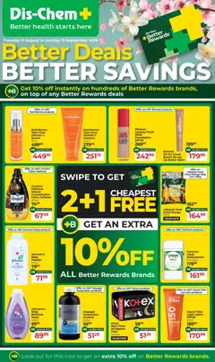 Preview of Dis-Chem flyer valid from 11/08/2026