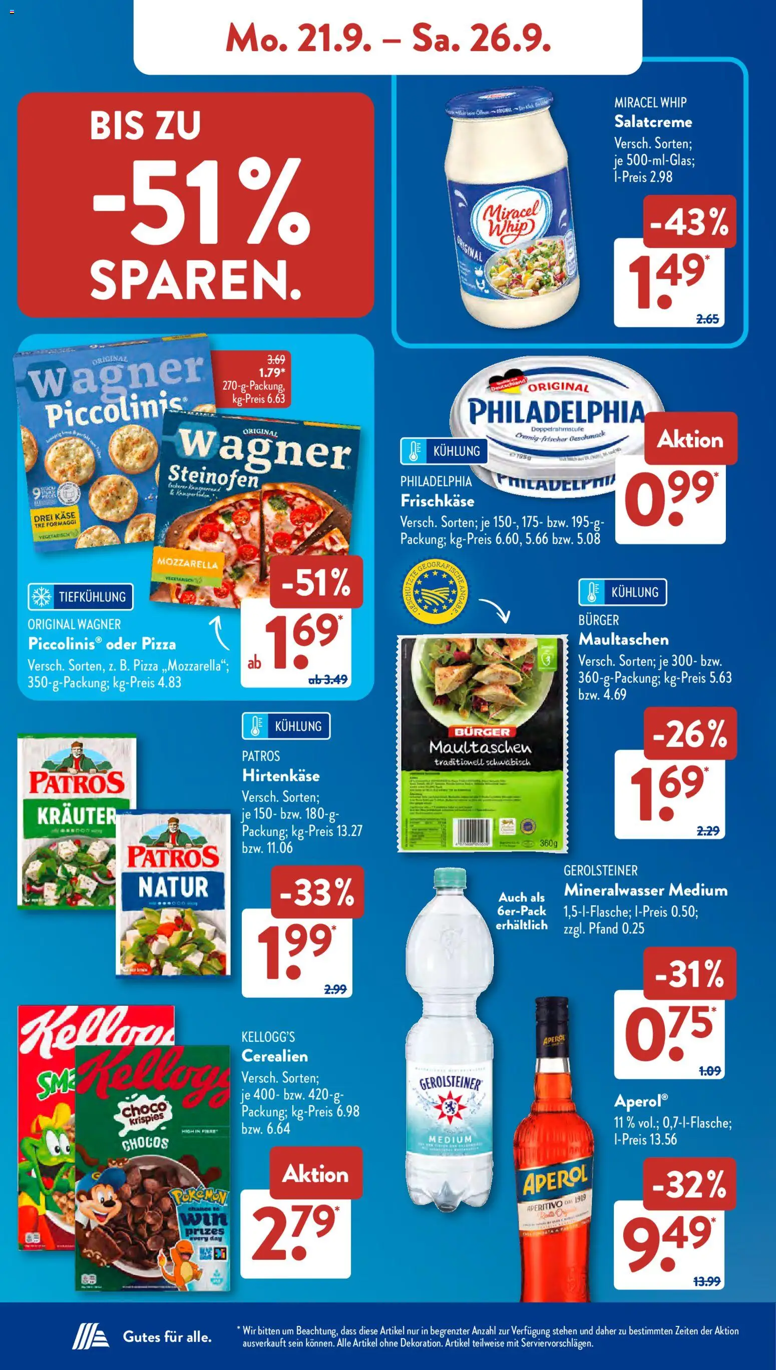 Vorschau von dem Prospekt des Geschäftes Aldi Süd, gültig ab dem 21.09.2026 - Bekleidung, Home creation