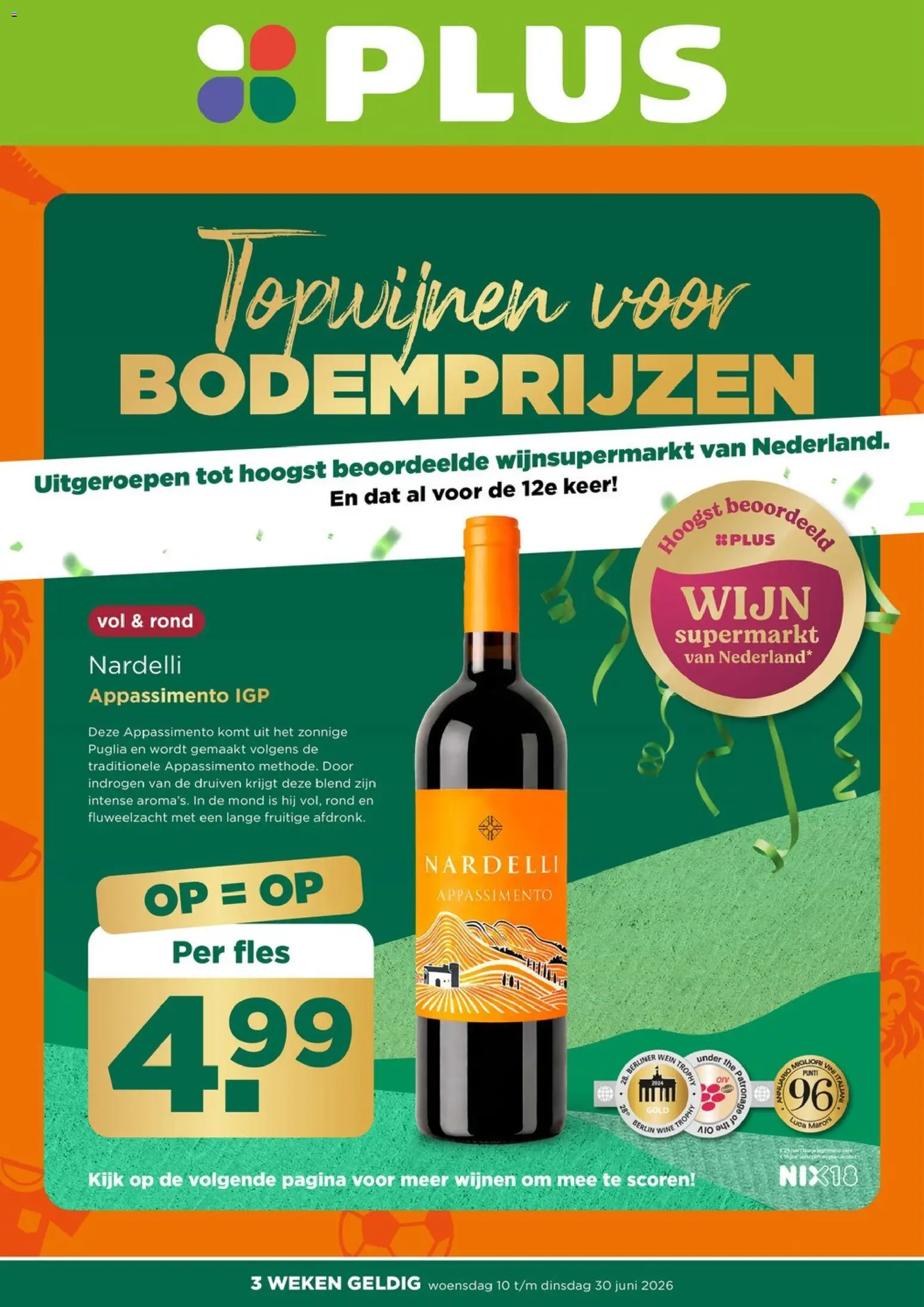 Voorbeeld van Plus folder - Drankenfolder van winkel Plus geldig vanaf 10-06-2026