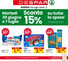 Anteprima dell'opuscolo Despar volantino Budrio dal negozio Despar valido da 25/06/2026