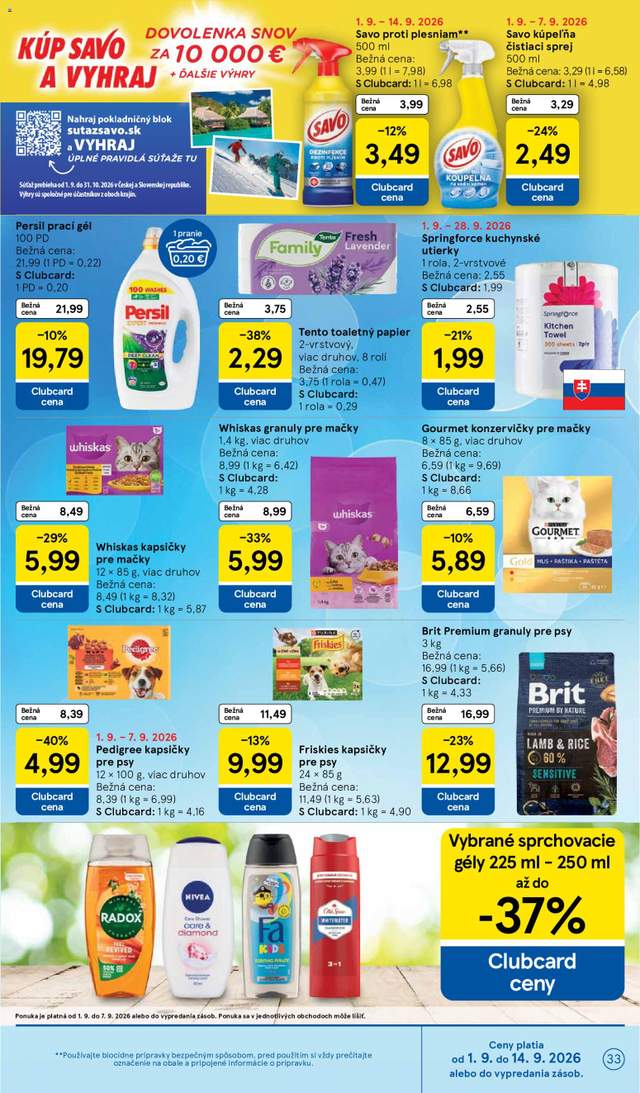 Nový Tesco leták od 02.09.