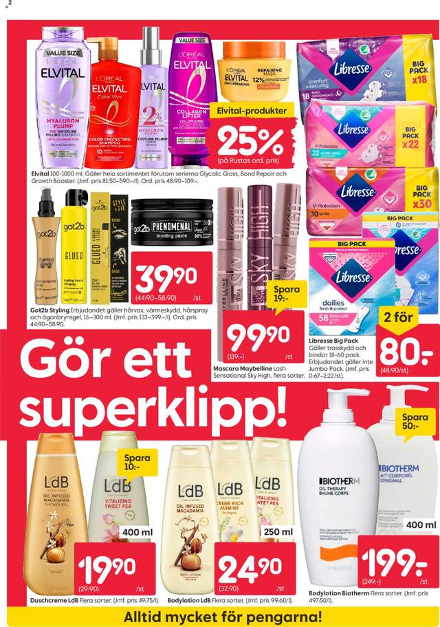 Nytt Rusta reklamblad från 13/07