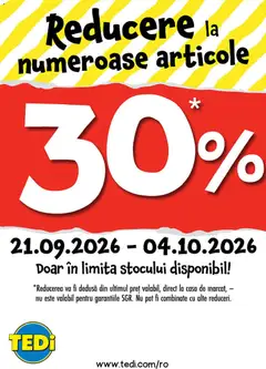 Previzualizarea de cataloage: TEDi TEDi Catalog valabil de la 21.09.2026