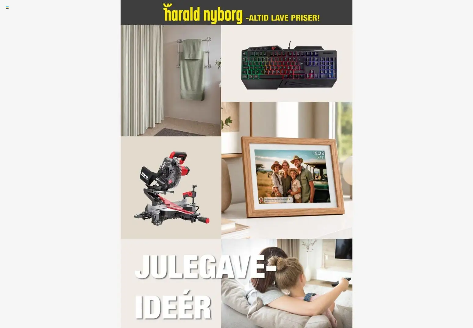 Eksempel på tilbudsavis Harald Nyborg - Julegavekataloger fra butik Harald Nyborg gyldig fra 14/10/2026