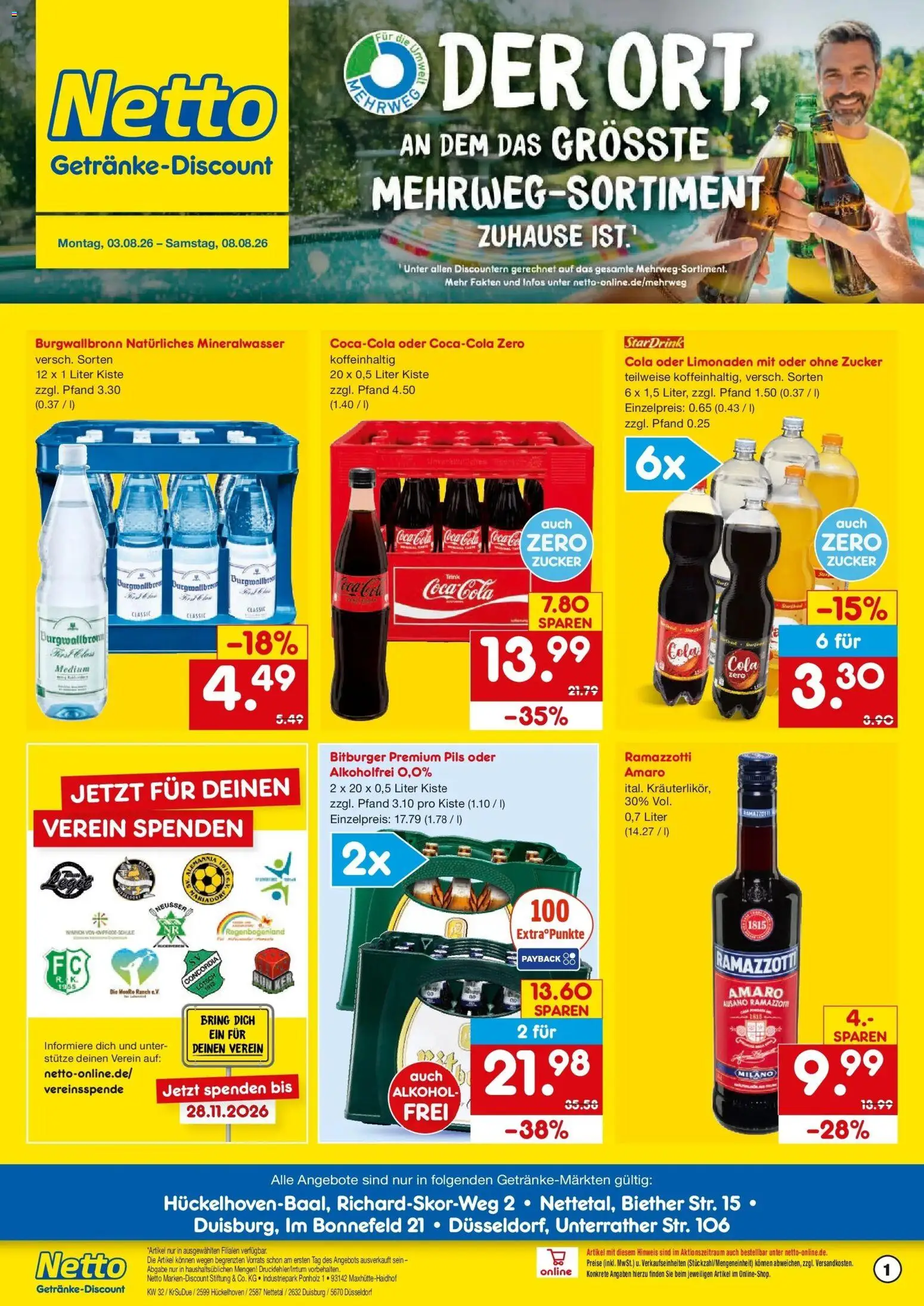 Vorschau von dem Prospekt des Geschäftes Netto Marken-Discount, gültig ab dem 03.08.2026