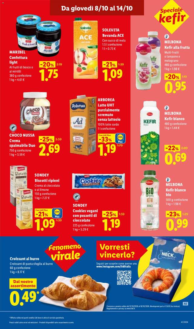 Nuovo volantino Lidl dal 08/10