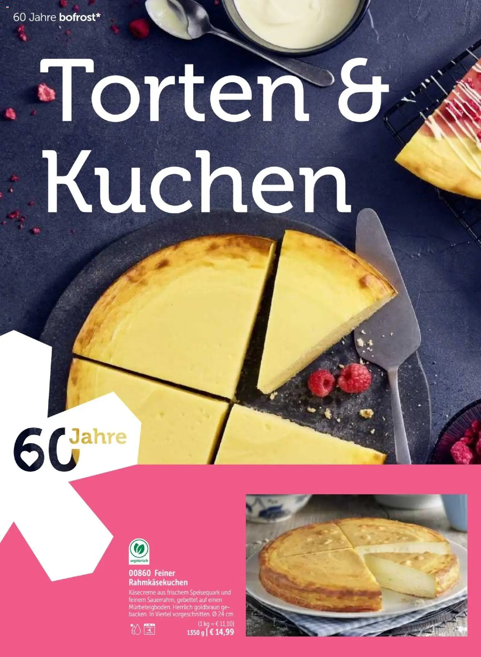 Vorschau von dem Prospekt des Geschäftes Bofrost, gültig ab dem 07.09.2026 - Kuchen, Speisequark