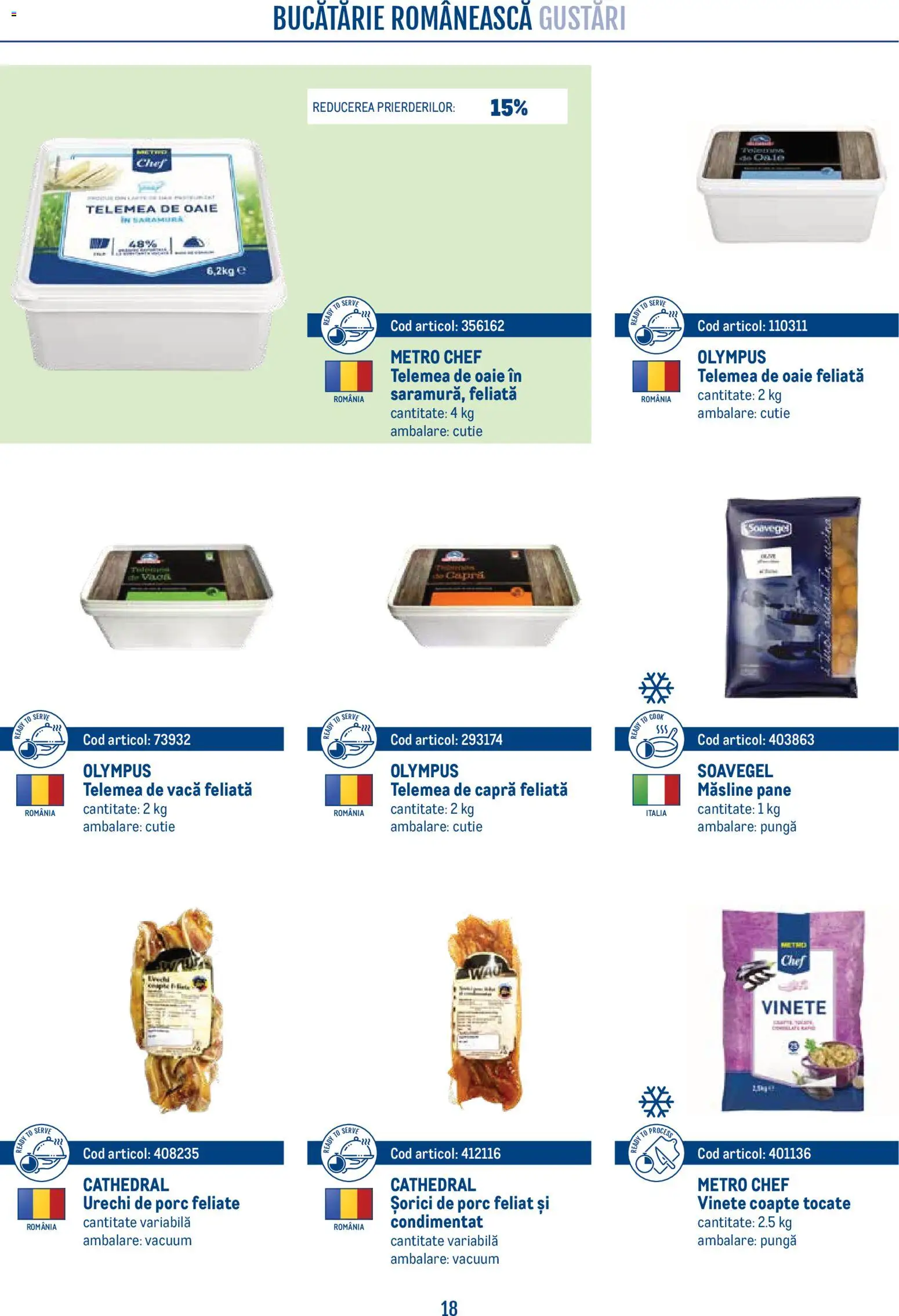 Previzualizarea de cataloage: Metro Metro Catalog Smart Chef valabil de la 21.04.2026 - Bucătărie, Cutie, Măsline, Pungă
