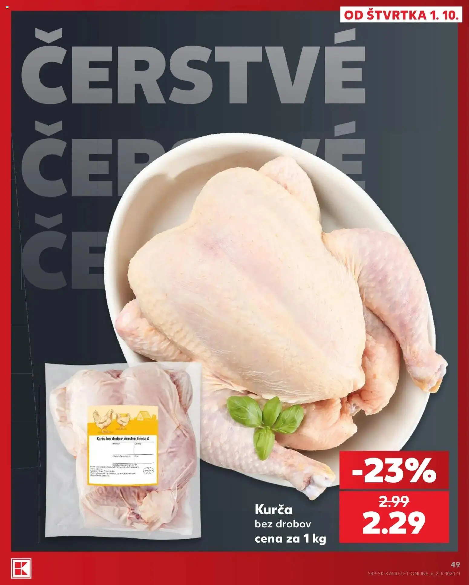Náhľad Kaufland letáku platného od 01.10.2026