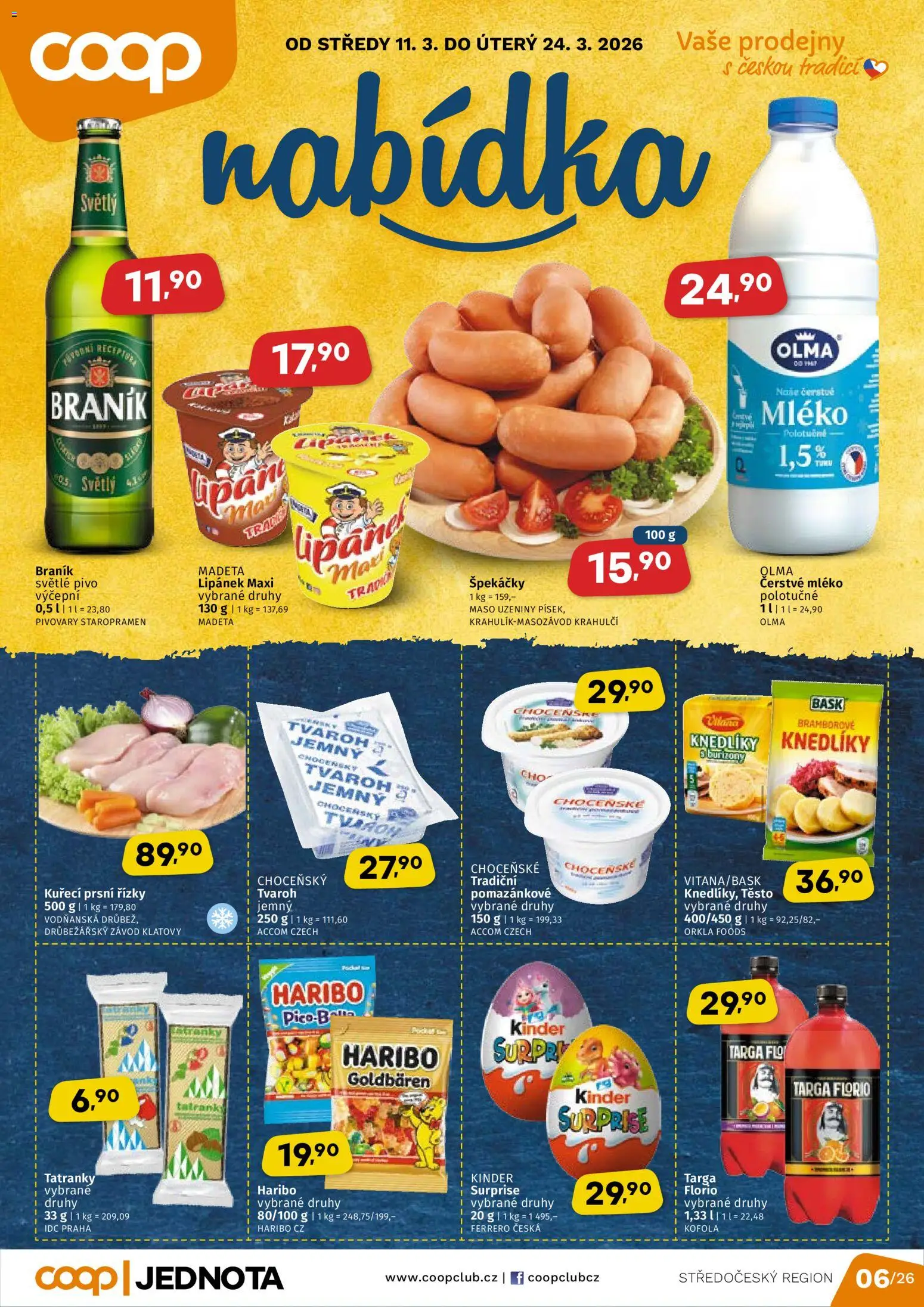 Náhled nabídky: Coop Coop leták - Středočeský region platný od 11.03.2026