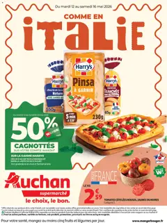 Prévisualisation de Auchan Saveurs Italie supers du magasin Auchan formulaire valide 12/05/2026