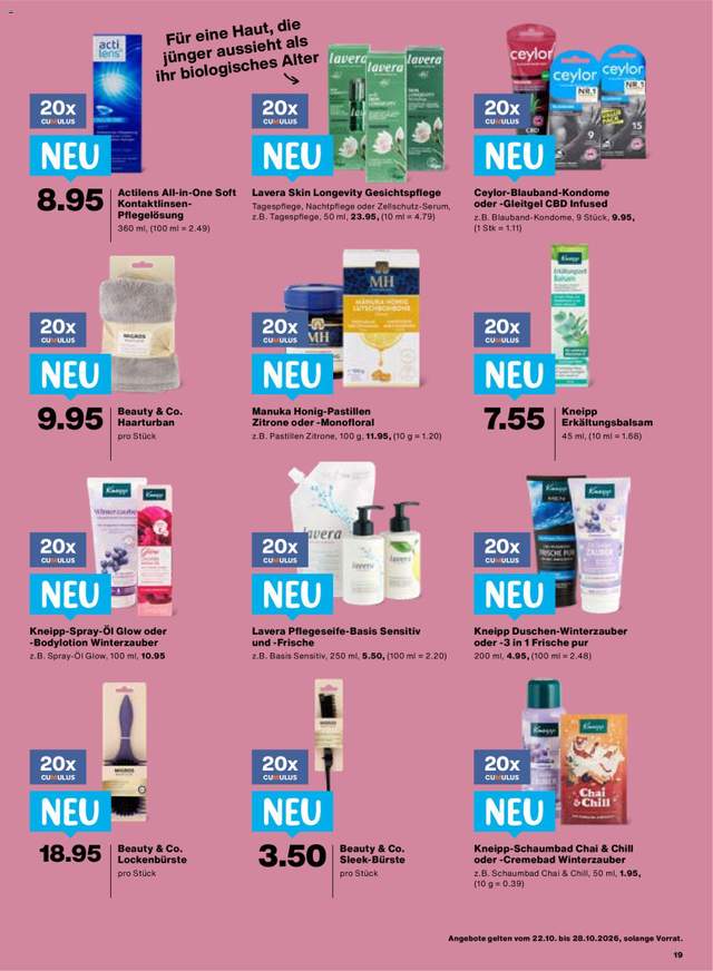 Neue Migros Aktionen ab 22.10.