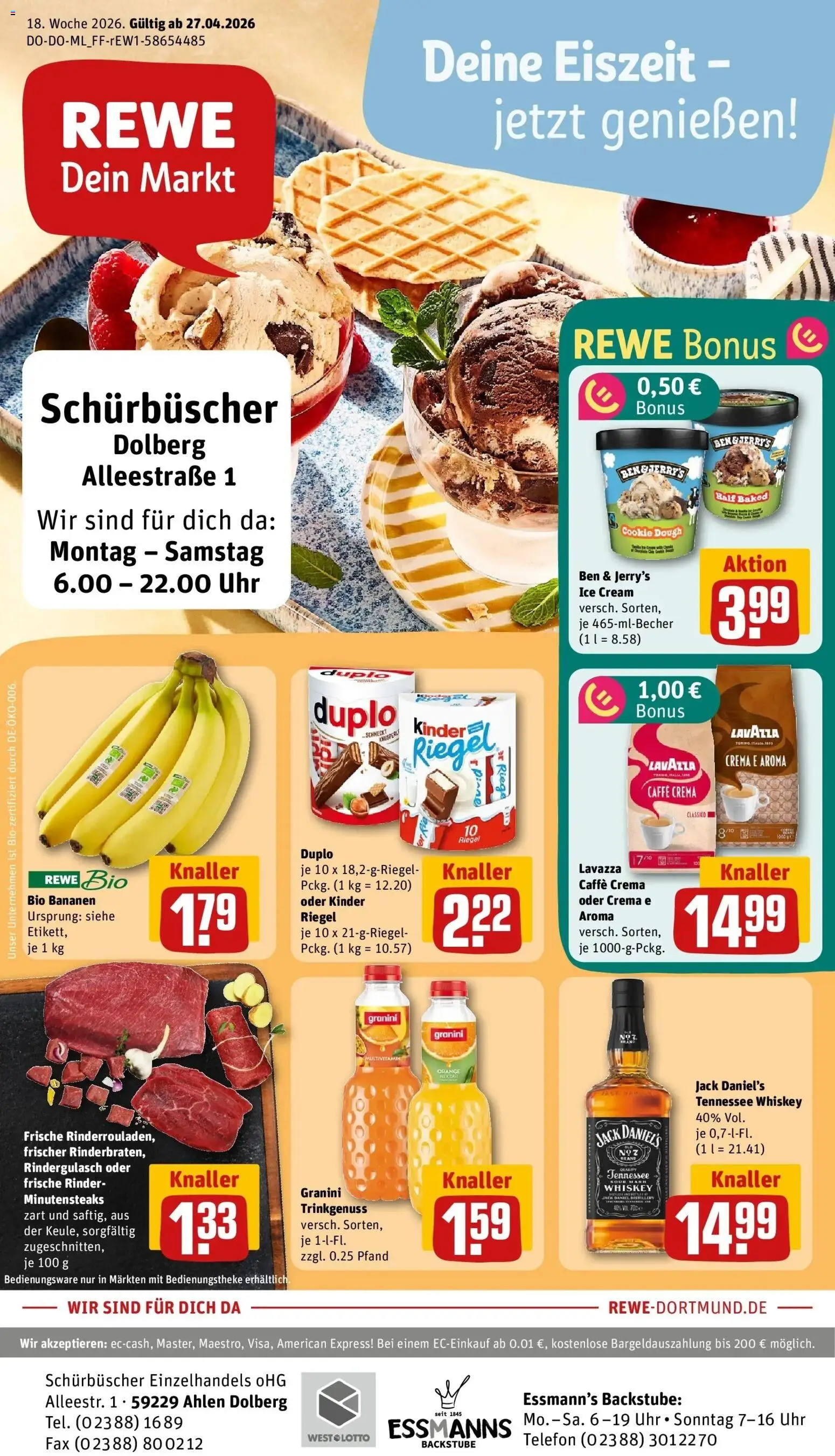 Vorschau von dem Prospekt des Geschäftes Rewe, gültig ab dem 27.04.2026