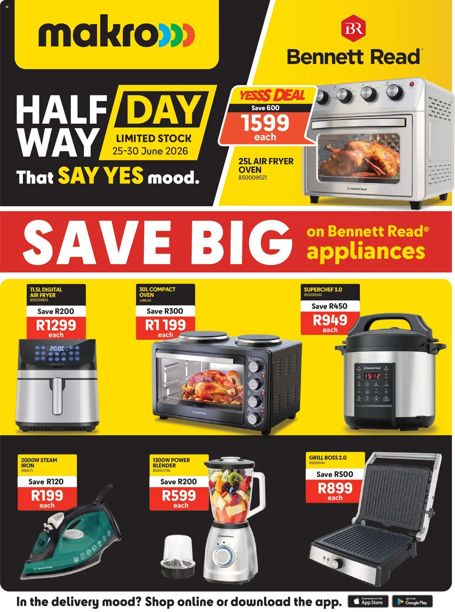 Preview of Makro flyer valid from 25/06/2026 - Air fryer, Blender, Iron, Oven, Stock, Grill, Fryer