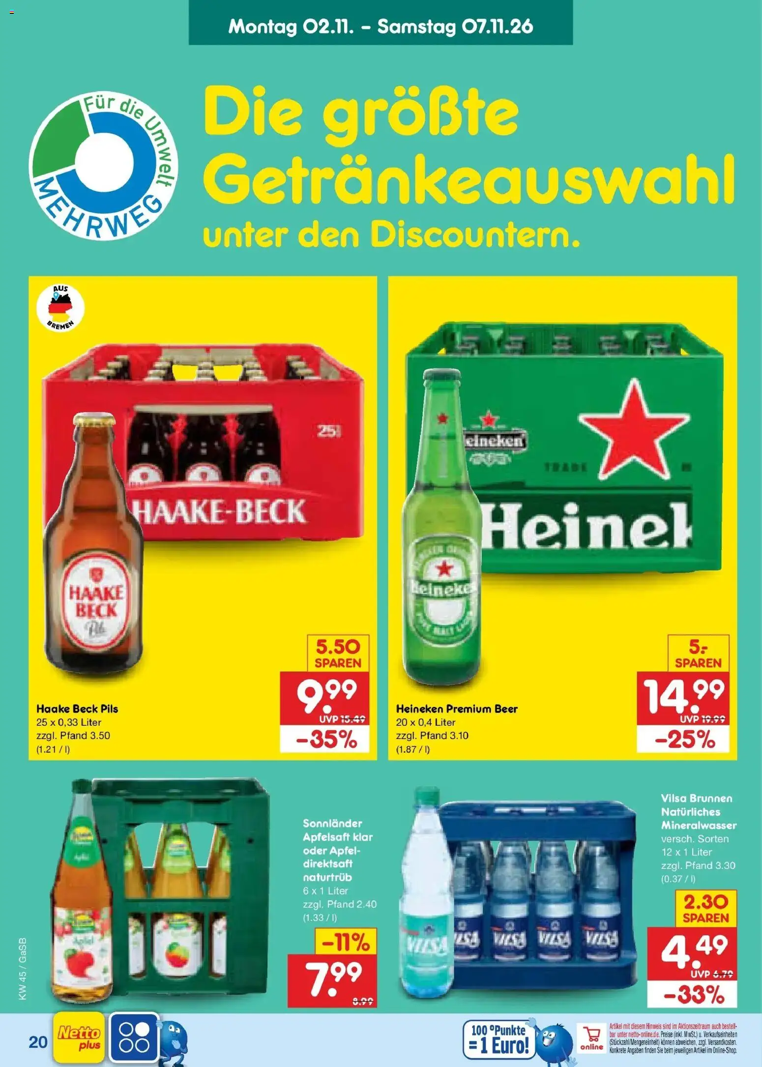 Vorschau von dem Prospekt des Geschäftes Netto Marken-Discount, gültig ab dem 02.11.2026