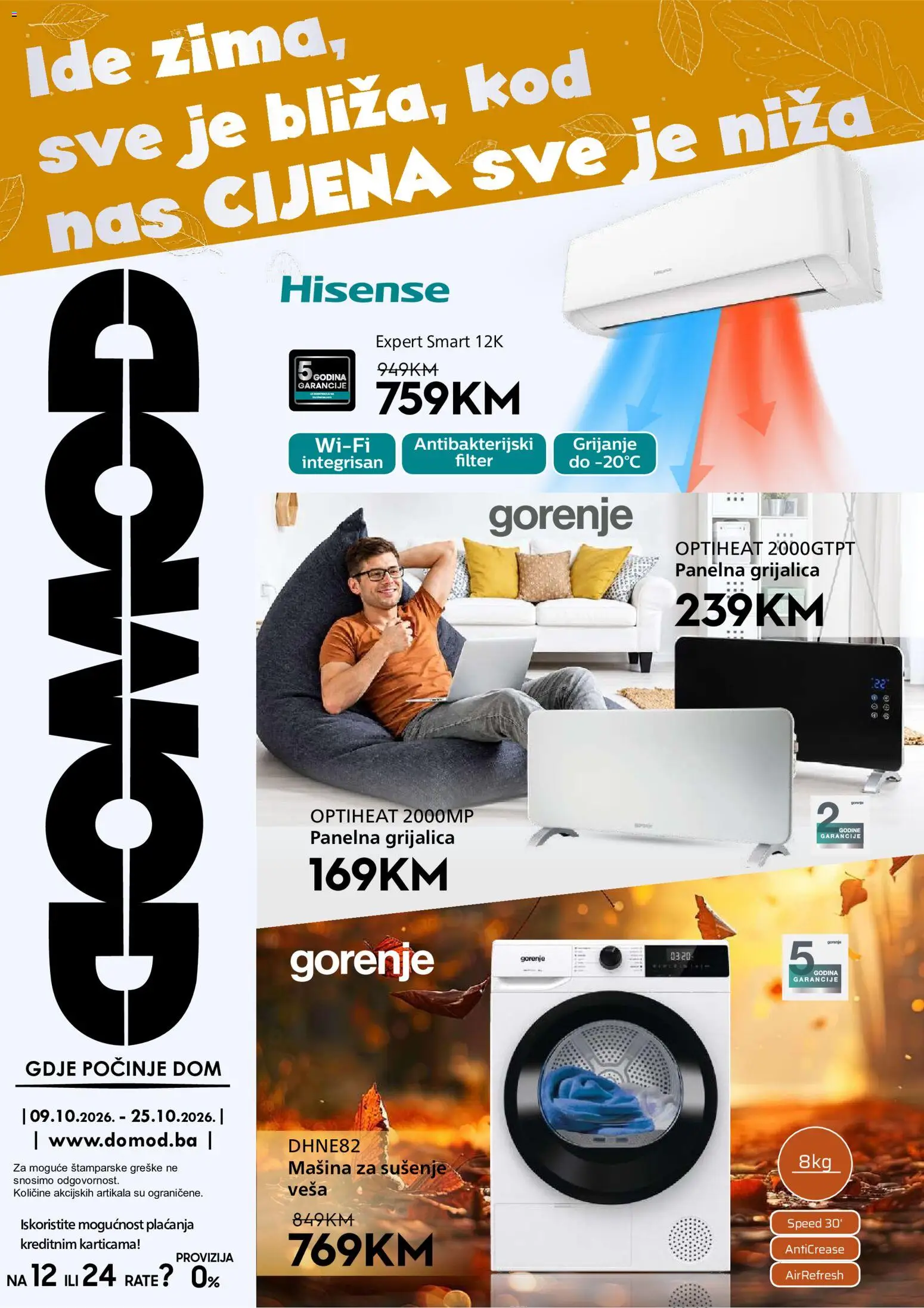 Pregled letka Domod katalog trgovine Domod vrijedi od 09.10.2026