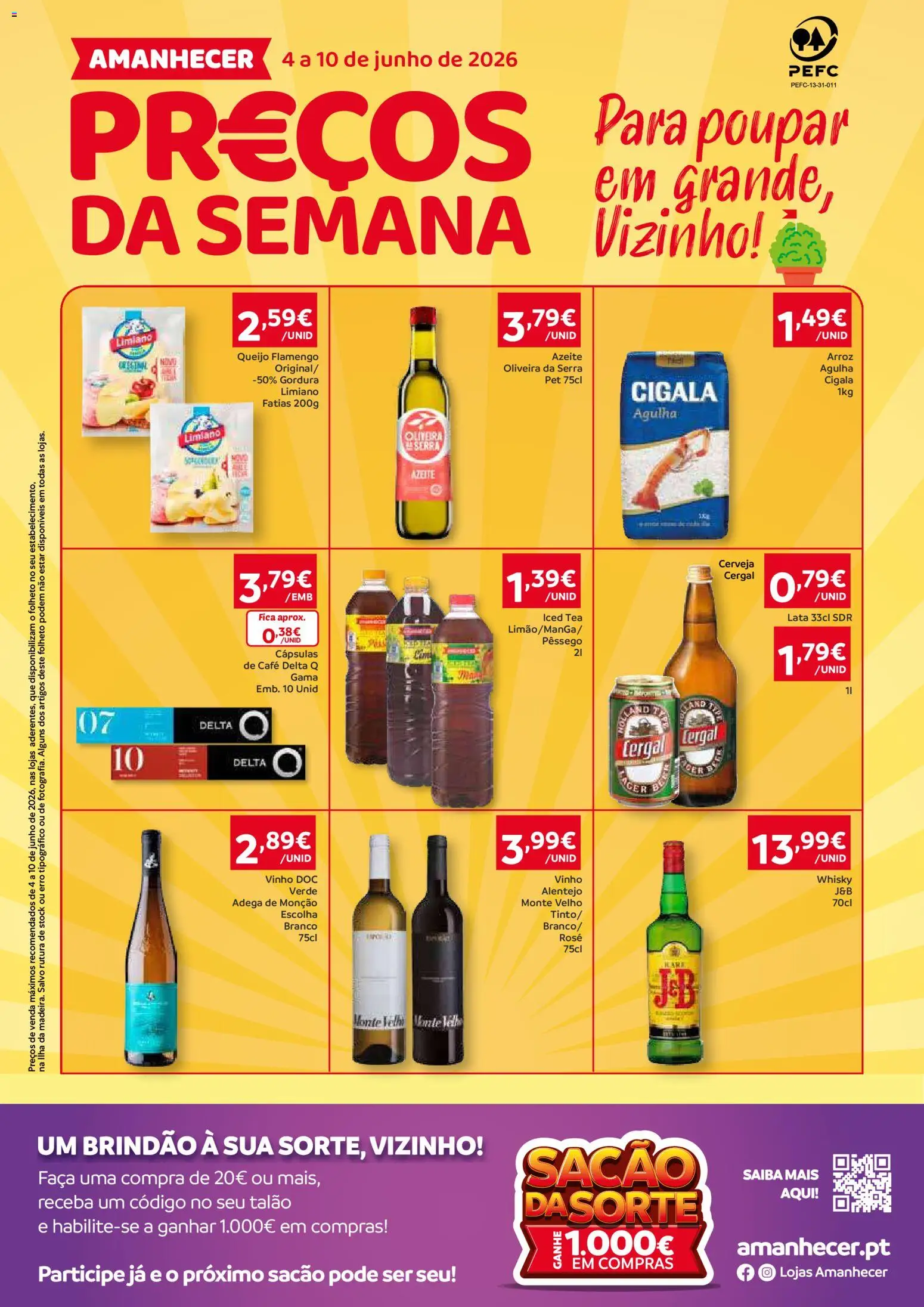 Pré-visualização do folheto da loja Amanhecer válida a partir de 04/06/2026