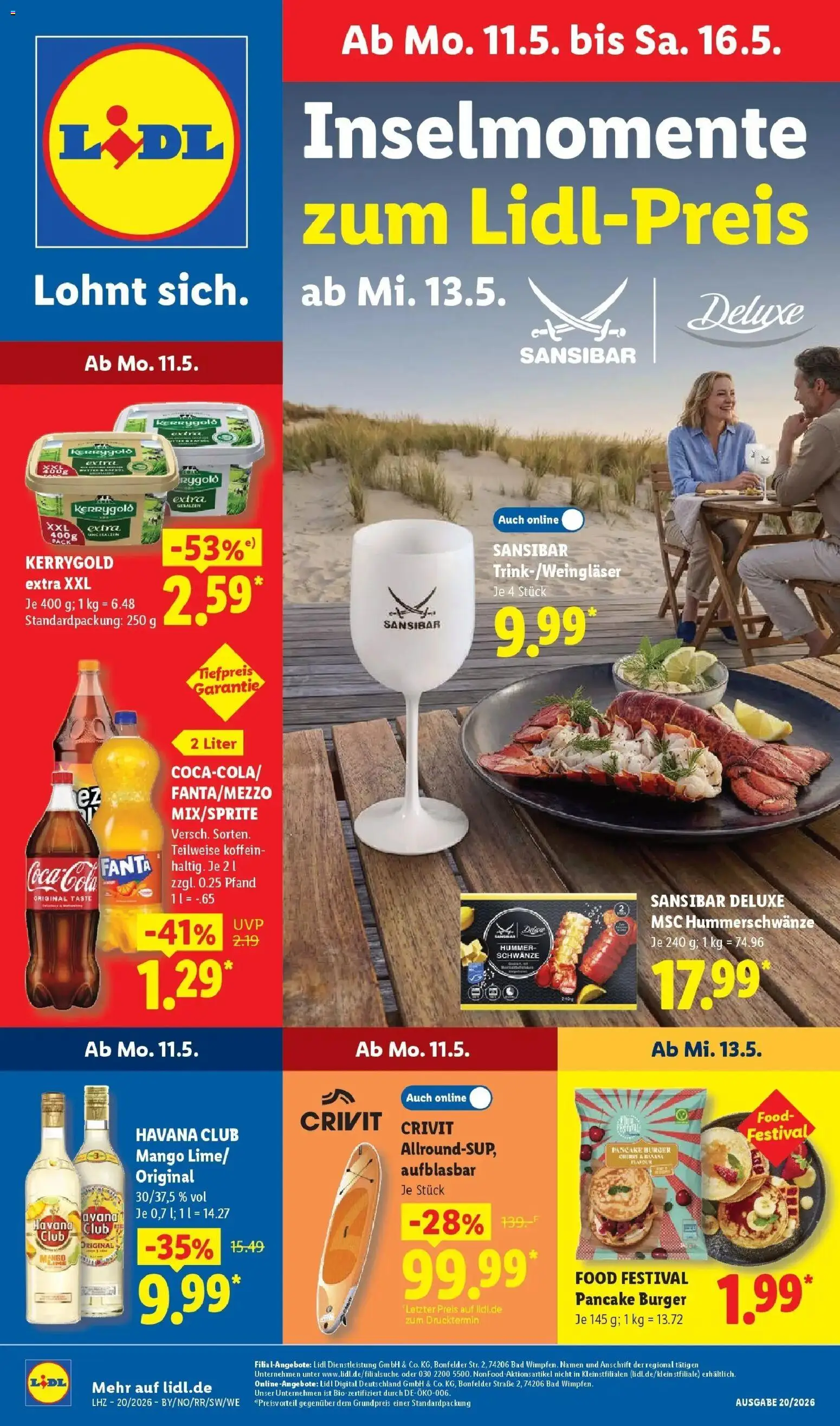 Vorschau von dem Prospekt des Geschäftes Lidl, gültig ab dem 11.05.2026