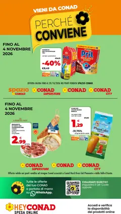 Anteprima dell'opuscolo Conad volantino Perché Conviene Piemonte dal negozio Conad valido da 22/10/2026