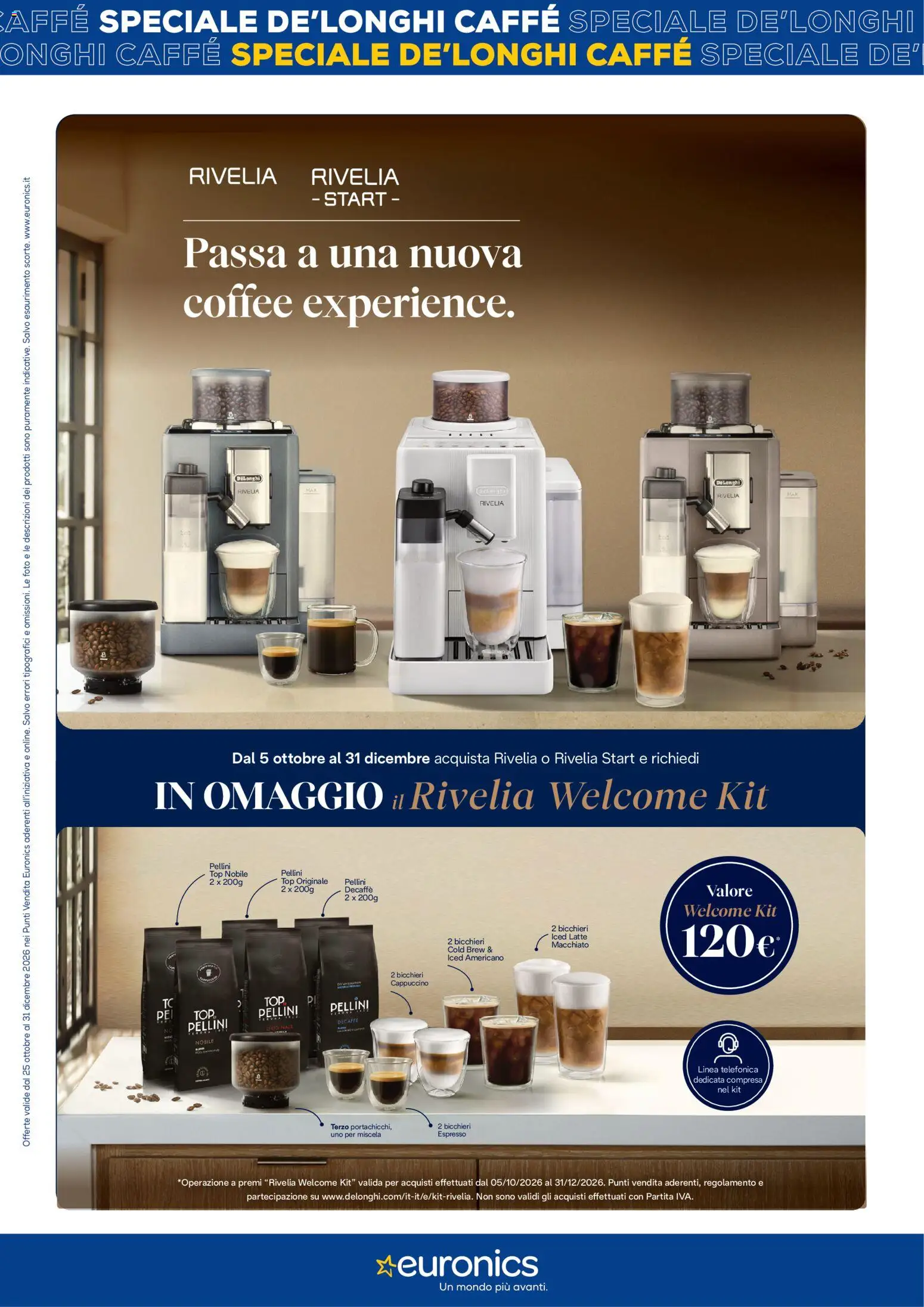 Anteprima dell'opuscolo Euronics volantino De Longhi dal negozio Euronics valido da 25/10/2026