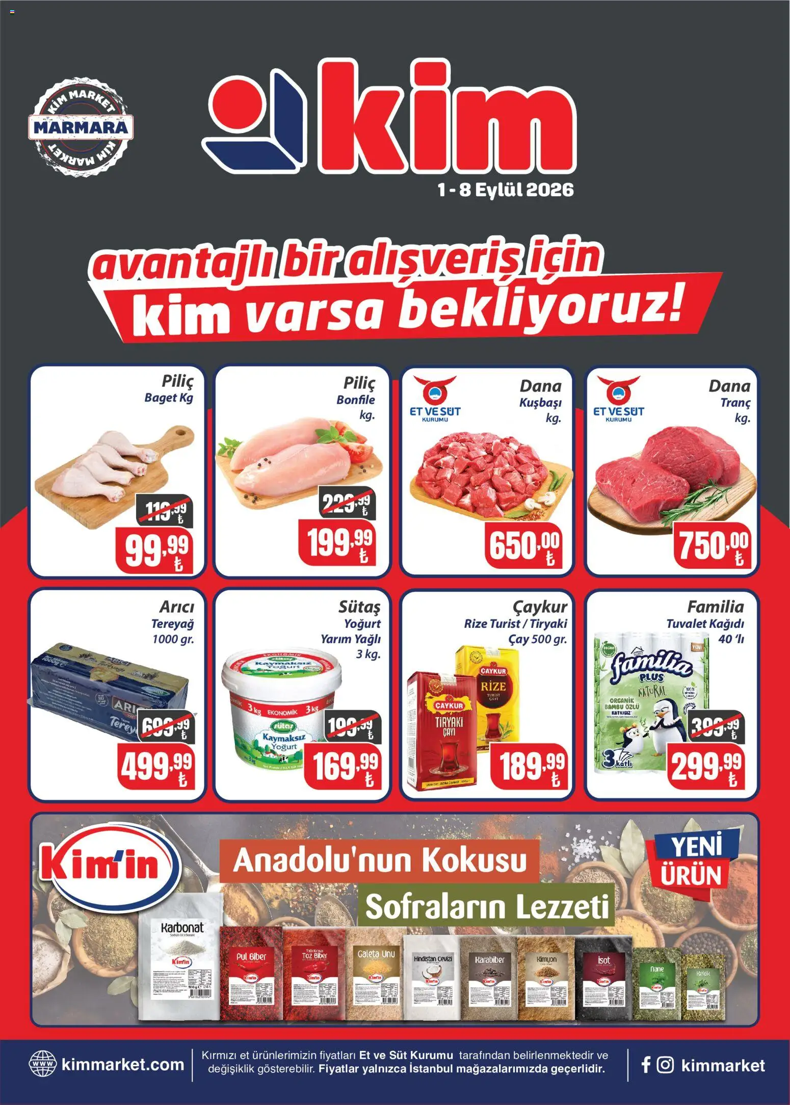 Kim Market Kim Market Katalog - Marmara Insert 01.09.2026 - Broşürünün önizlemesi