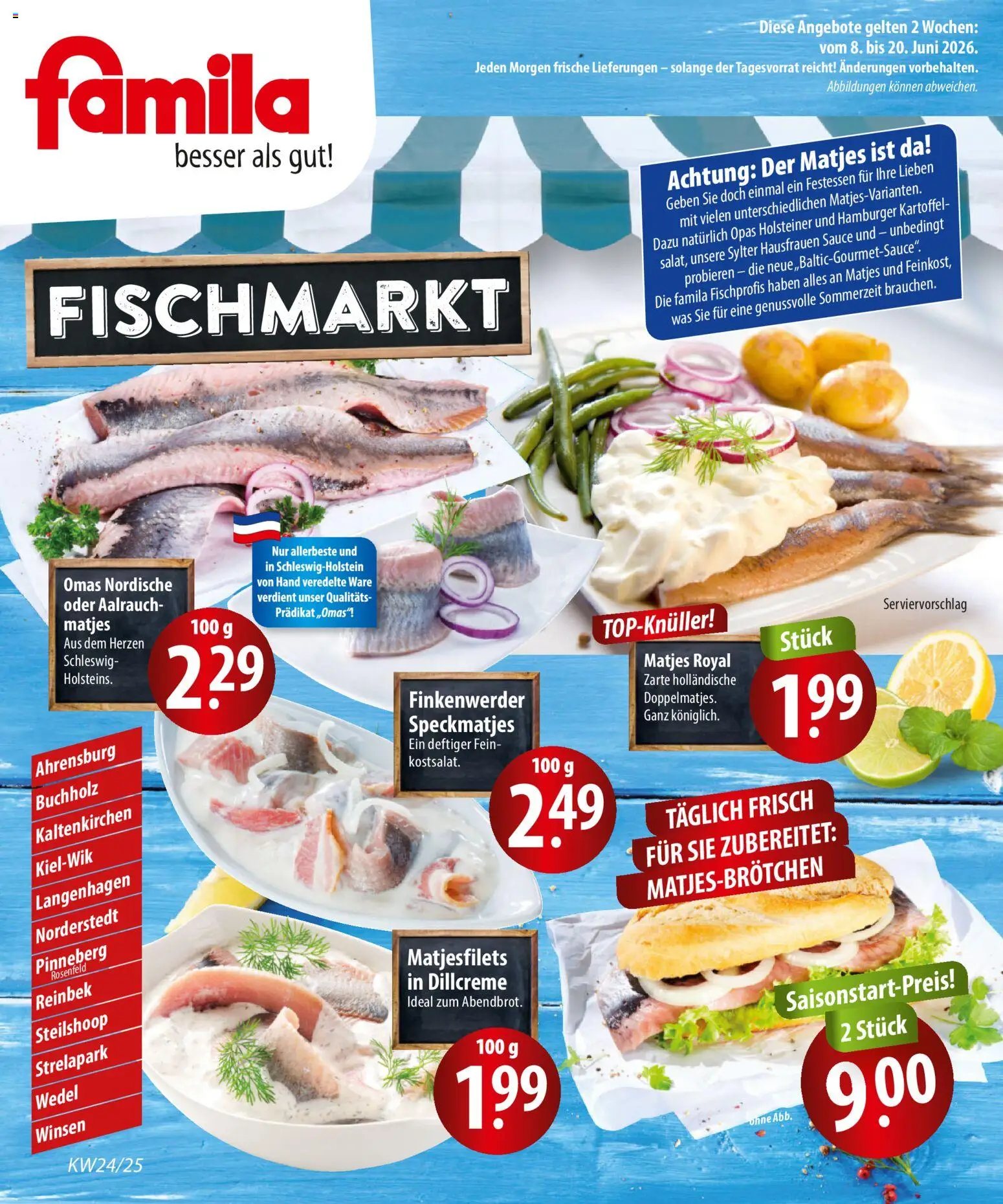 Vorschau von dem Prospekt des Geschäftes Famila, gültig ab dem 08.06.2026